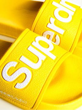 Chanclas Superdry EVA Amarillo Mujer