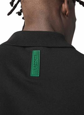 Polo Lacoste Slim Fit Negro Hombre