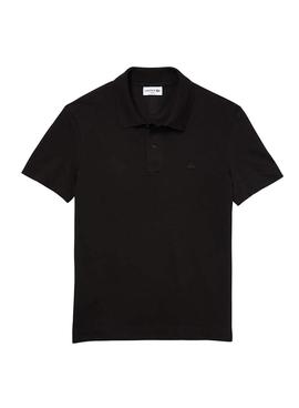 Polo Lacoste Slim Fit Negro Hombre