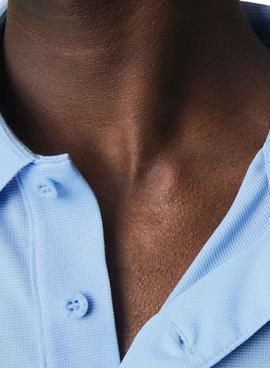 Polo Lacoste  Sport  Azul Para Hombre