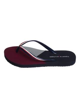 Chanclas Tommy Hilfiger Flat Beach Marino Mujer