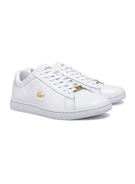 Zapatillas Lacoste Carnaby Evo Blancas Mujer