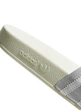 Chanclas Adidas Adilette Gris Hombre y Mujer