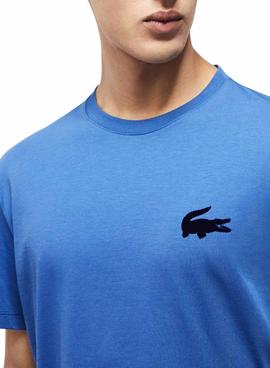 Camiseta Lacoste Lounge Azul Hombre