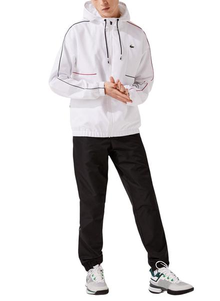 Modernización caminar tormenta Chándal Lacoste Sport Blanco Y Negro Hombre