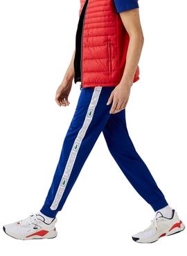 Pantalón Lacoste Sport Azul Para Hombre