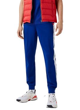 Pantalón Lacoste Sport Azul Para Hombre