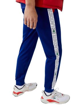 Pantalón Lacoste Sport Azul Para Hombre