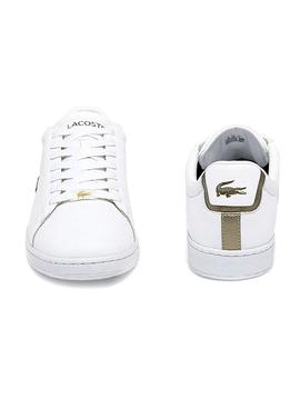 Zapatillas Lacoste Carnaby Evo Blancas Para Hombre