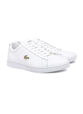 Zapatillas Lacoste Carnaby Evo Blancas Para Hombre