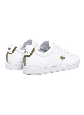 Zapatillas Lacoste Carnaby Evo Blancas Para Hombre