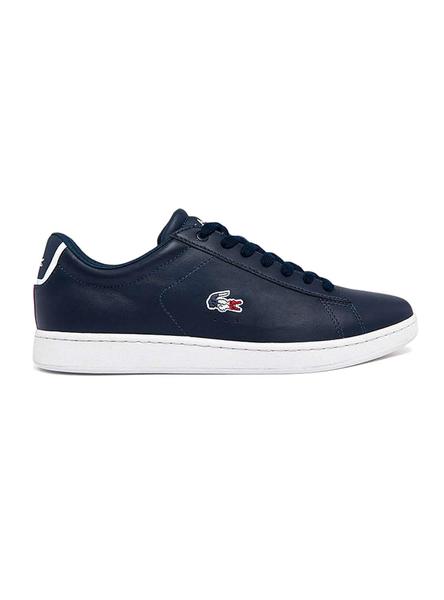 Zapatillas Lacoste Carnaby Evo Marino Para Hombre