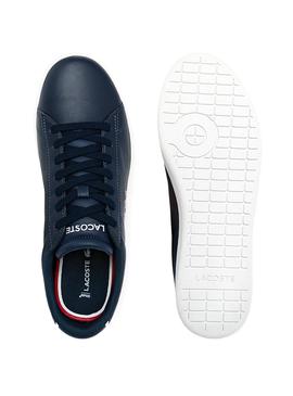 Zapatillas Lacoste Carnaby Evo Marino Para Hombre