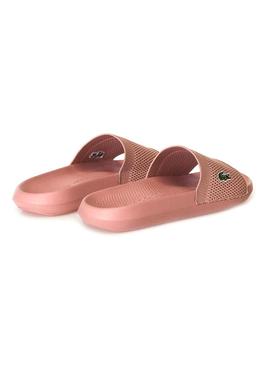 Chanclas Lacoste Malla Rosa