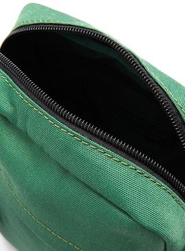 Bolso Bandolera Lacoste Neocroc Verde Para Hombre