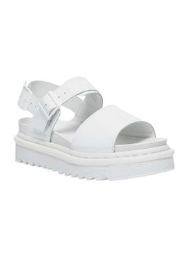 Sandalias Dr Martens Voss Mono Blancas Para Mujer