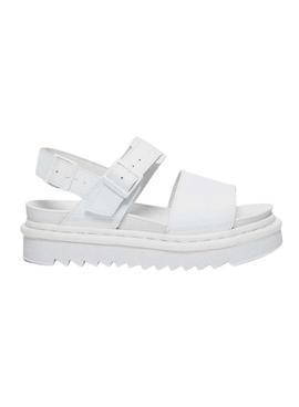 Sandalias Dr Martens Voss Mono Blancas Para Mujer