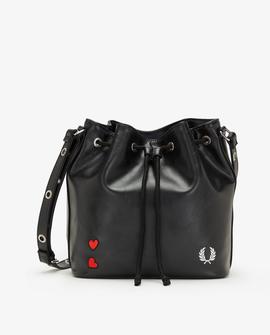 Bolsa Fred Perry Amy Winehouse Negro Para Mujer
