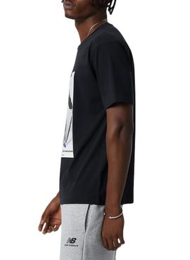 Camiseta New Balance Grandma Negro Para Hombre