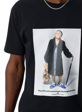 Camiseta New Balance Grandma Negro Para Hombre