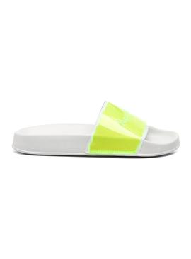 Chanclas Pepe Jeans Flap Fluor Amarillo Mujer
