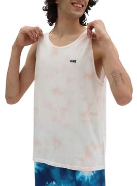 Camiseta Vans Tie Dye Blanca Para Hombre