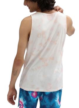 Camiseta Vans Tie Dye Blanca Para Hombre