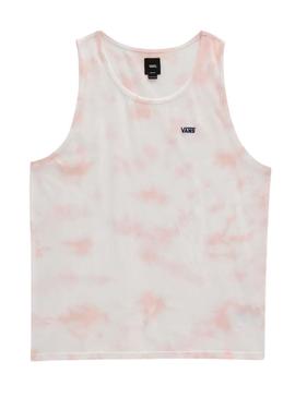 Camiseta Vans Tie Dye Blanca Para Hombre