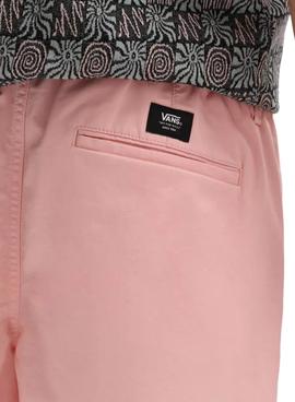 Bermudas Vans Relaxed Elastic Rosa Para Hombre