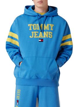 Sudadera Tommy Jeans POP DROP Azul Para Hombre