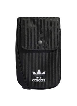 Bandolera Adidas Movil Negro Hombre Y Mujer