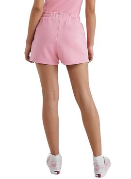 Short Tommy Jeans Essential Rosa Para Mujer