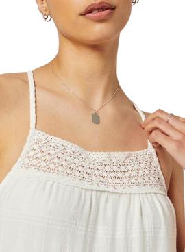 Vestido Superdry Vintage Lace Cami Blanco Mujer