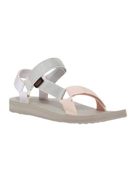 Sandalia Teva W Original Universal Beige Mujer