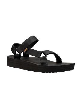 Sandalia Teva W Midform Universal Negra Para Mujer