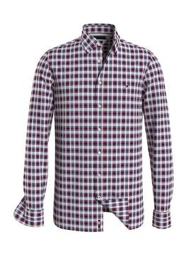 Camisa Tommy Hilfiger Oxford Slim Cuadros Hombre