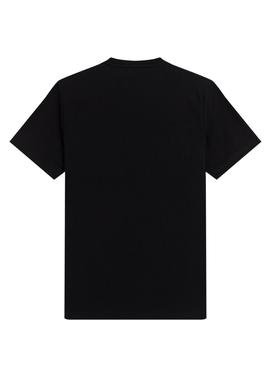 Camiseta Fred Perry Graphic Negra Para Hombre