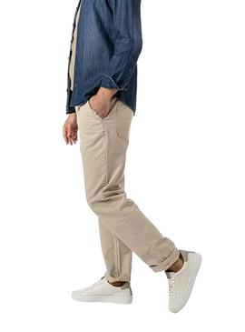 Pantalones Tommy Jeans Ethan Garment Beige Hombre