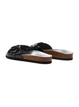 Chanclas Pepe Jeans Oban Studs Negro Mujer