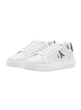 Zapatillas Calvin Klein Chunky Blancas Para Hombre