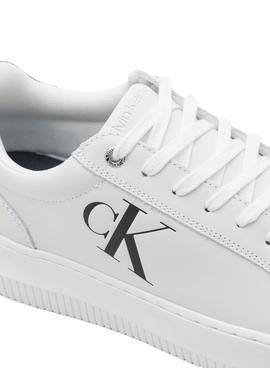 Zapatillas Calvin Klein Chunky Blancas Para Hombre