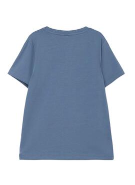 Camiseta Name It Among Us Gris Azul Para Niño