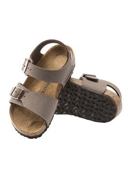 Sandalias Birkenstock New York Tostado Niño y Niña