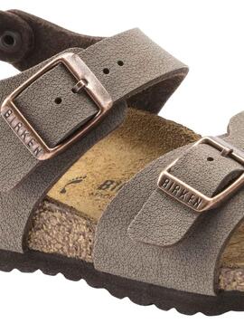 Sandalias Birkenstock New York Tostado Niño y Niña