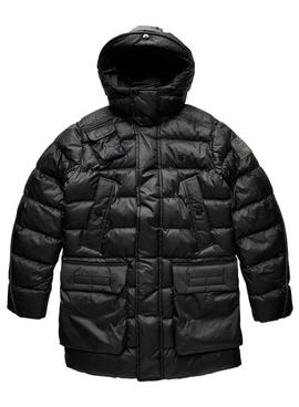 Parka G-Star Whistler Acolchada Negro Para Hombre