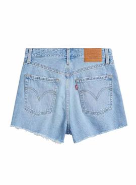 Short Levis Bernal Denim Azul Para Mujer