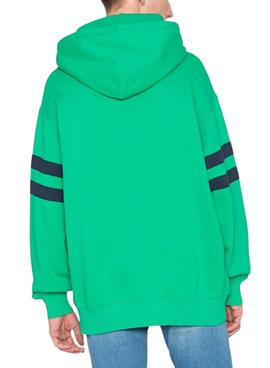 Sudadera Tommy Jeans POP DROP Verde Para Hombre