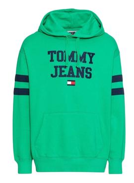 Sudadera Tommy Jeans POP DROP Verde Para Hombre