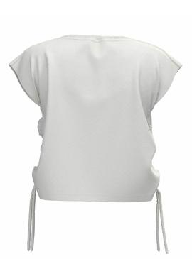 Camiseta Pepe Jeans Peachy Blanca Para Mujer