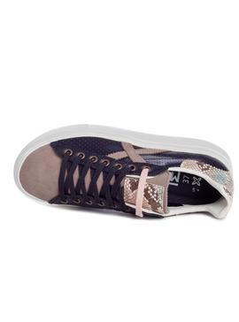 Zapatillas Munich Rete Sky 24 Negras Para Mujer